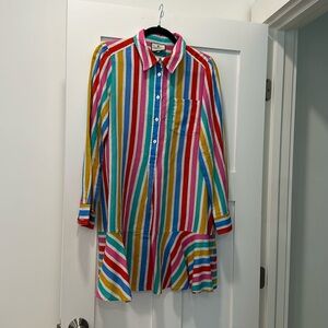 Rainbow stripe Callahan dress by TUCKERNUCK.